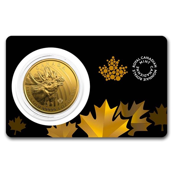 2019 Canada 1 oz Gold Moose .99999 BU (Assay Card) 2019 Canada 1 oz Gold Moose .99999 BU (Assay Card)
